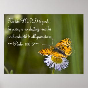 Psalm 100:5 poster