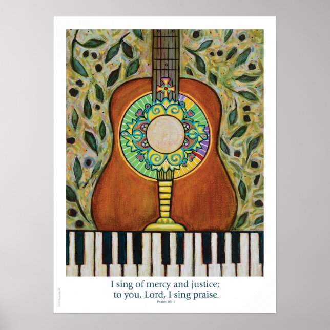 Psalm 101, Eucharist and Music poster (Front)