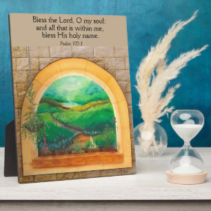 Psalm 103:1 plaque