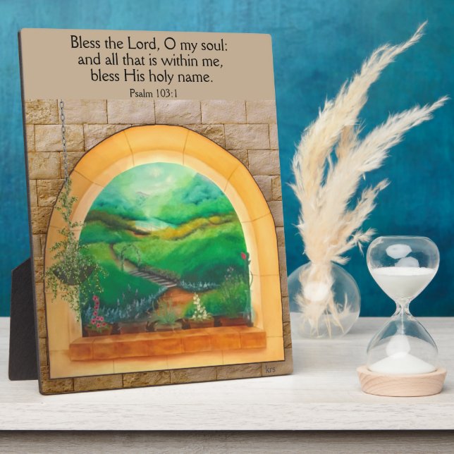 Psalm 103:1    plaque (Side)
