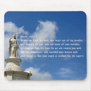 Psalm 103:2-5 mouse mat