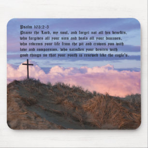 Psalm 103:2-5 mouse mat