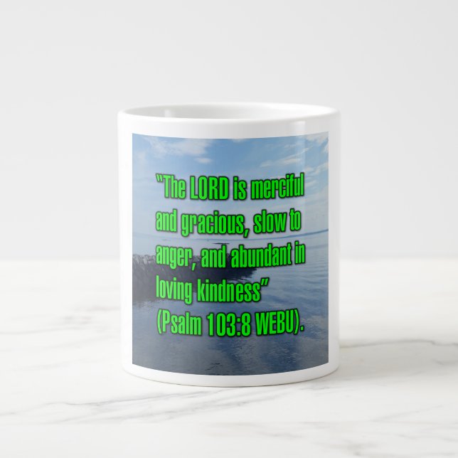 Psalm 103:8 WEBU Mug (Front)