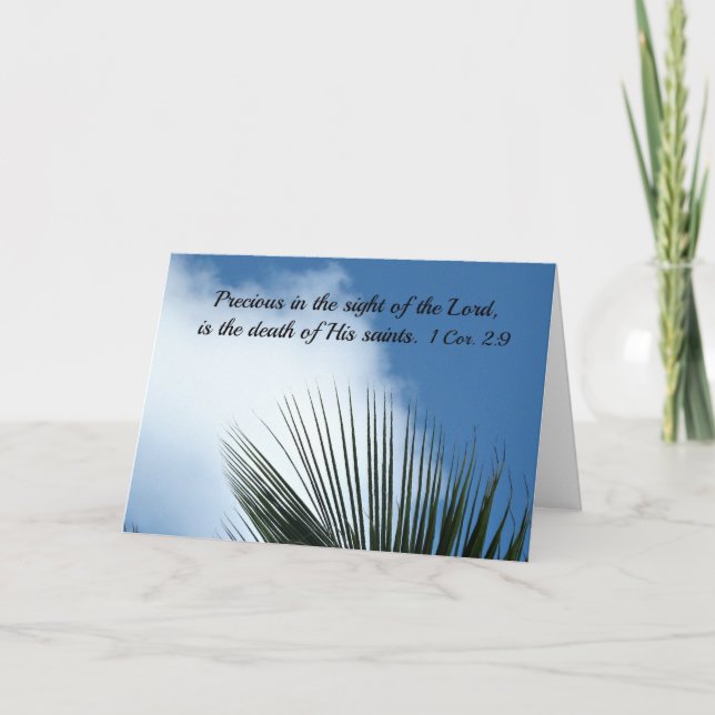 Psalm 116:15 card (Front)