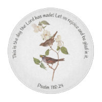Psalm 118:24 Bible Verse and Sparrow Pair