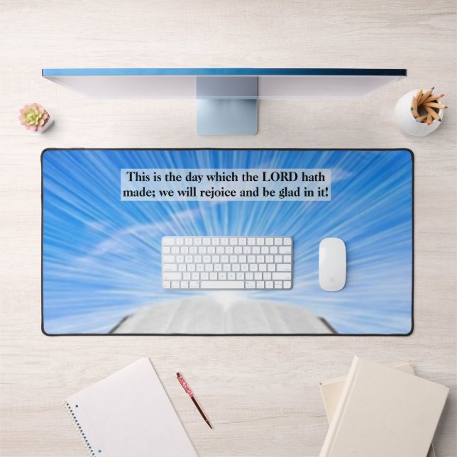 Psalm 118:24 desk mat (Office 1)
