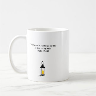 Psalm 119:105 Christian Mug | Inspirational Coffee