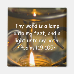 Psalm 119:105 Magnet