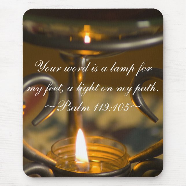 Psalm 119:105 Mousepad (Front)