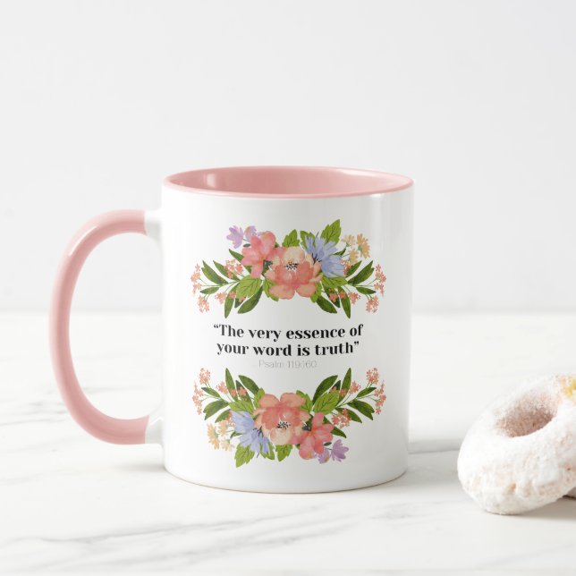 Psalm 119:160 JW 2023 Year Text Mug (With Donut)