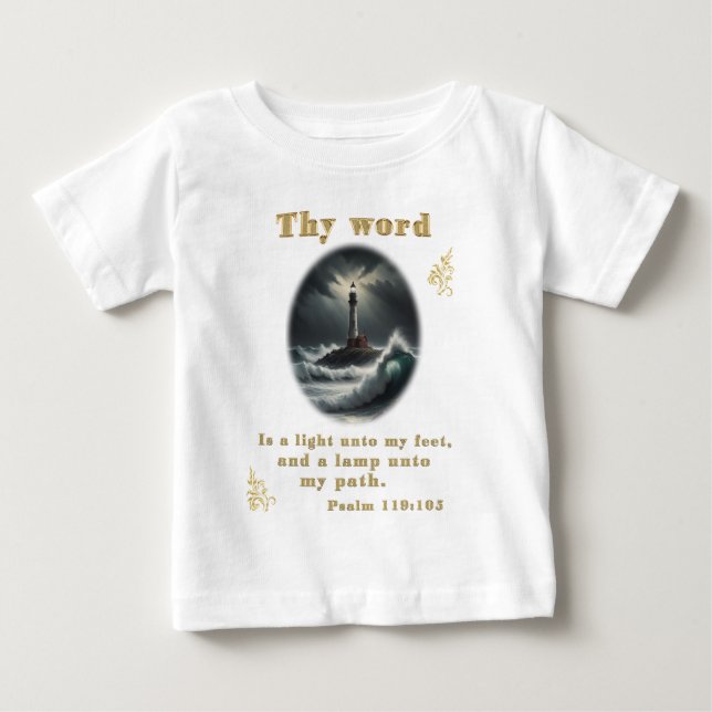 Psalm 119 baby T-Shirt (Front)