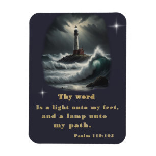 Psalm 119 Bible verse Magnet