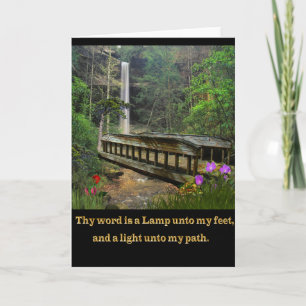 Psalm 119  Christian card