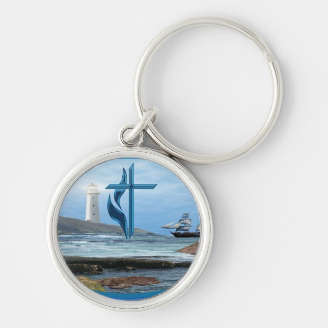 Psalm 119 Christian Clothing Key Ring (Front)
