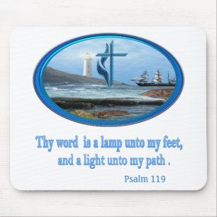 Psalm 119 Christian Clothing Mouse Mat