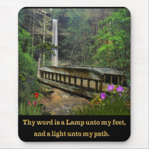 Psalm 119  Christian mouse pad