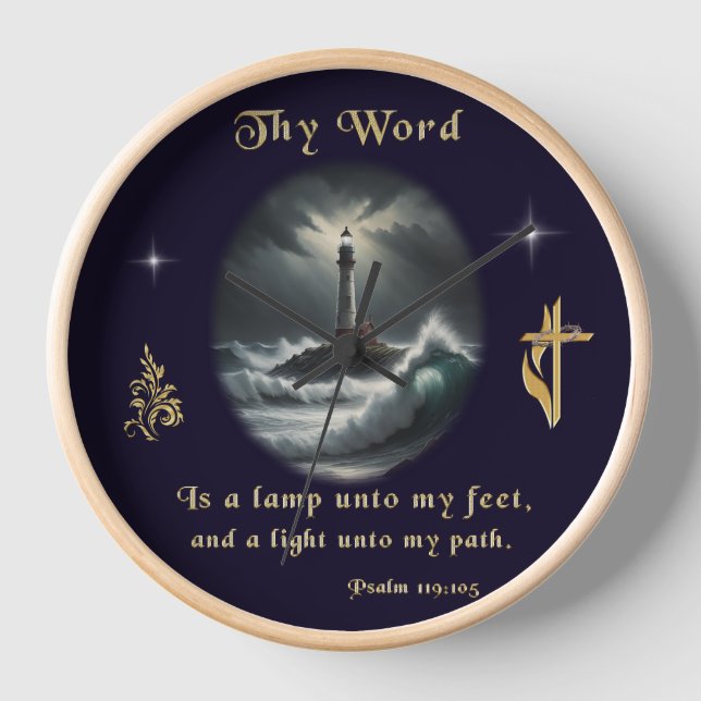 Psalm 119 clock (Front)