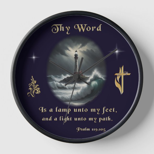 Psalm 119 clock (Front)