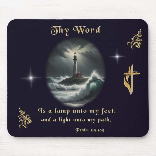 Psalm 119 mouse mat (Front)