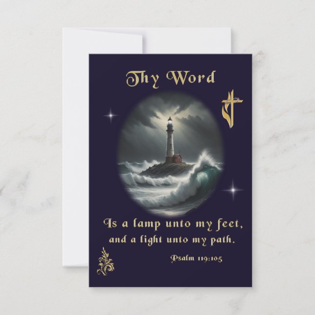 Psalm 119 thank you card (Front)