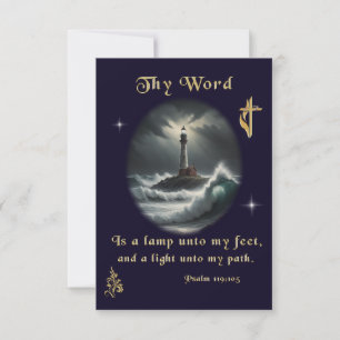 Psalm 119 thank you card