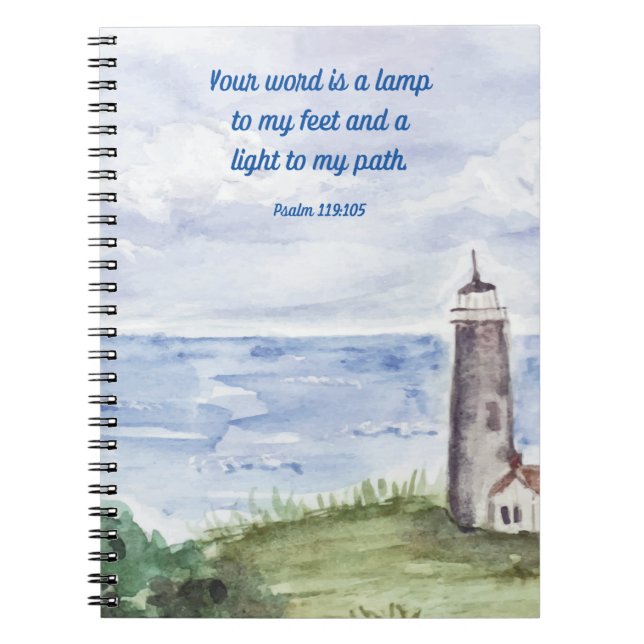 Psalm 119 Your Word is a Lamp Bible Verse Journal (Front)