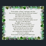 Psalm 11 poster<br><div class="desc">Psalm 11, To the conductor, of David; I took refuge in the Lord. How can you say to my soul, Fly like a bird to your mountain? For behold the wicked bend the bow, they set their arrow on the bowstring to shoot in the dark at the upright in heart....</div>