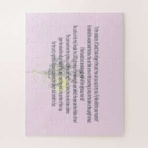 Psalm 11 Scripture Art - Divine Justice & Trust Jigsaw Puzzle