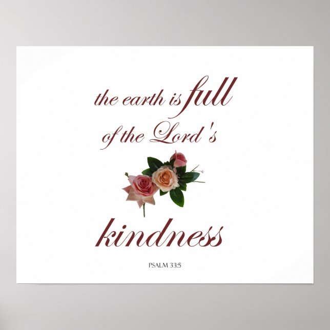 Psalm 11 Scripture Art - Divine Justice & Trust Poster (Front)