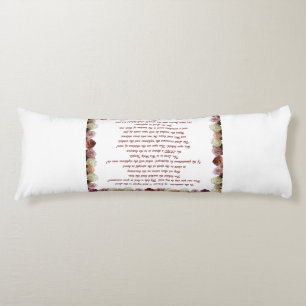 Psalm 11, Scripture, Bible Verse, Body Cushion