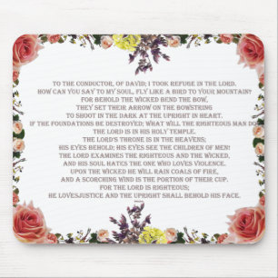 Psalm 11, The Lord Loved Justice, Mouse Mat