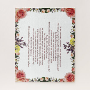 Psalm 11, To the conductor, of David; Jigsaw Puzzle