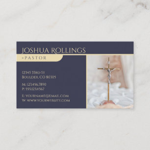 Psalm 121; 1-2   Christian Inspirational Business Card