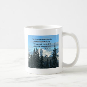 Psalm 121:1 I will lift up mine eyes... Coffee Mug