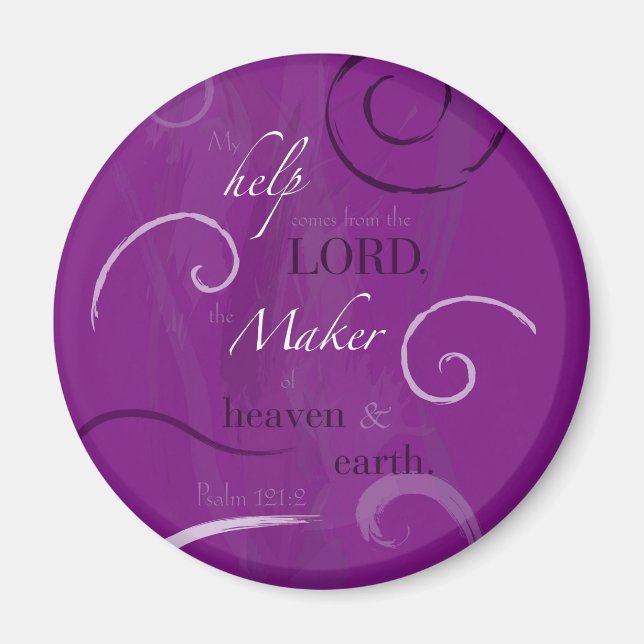 Psalm 121:2 magnet (Front)