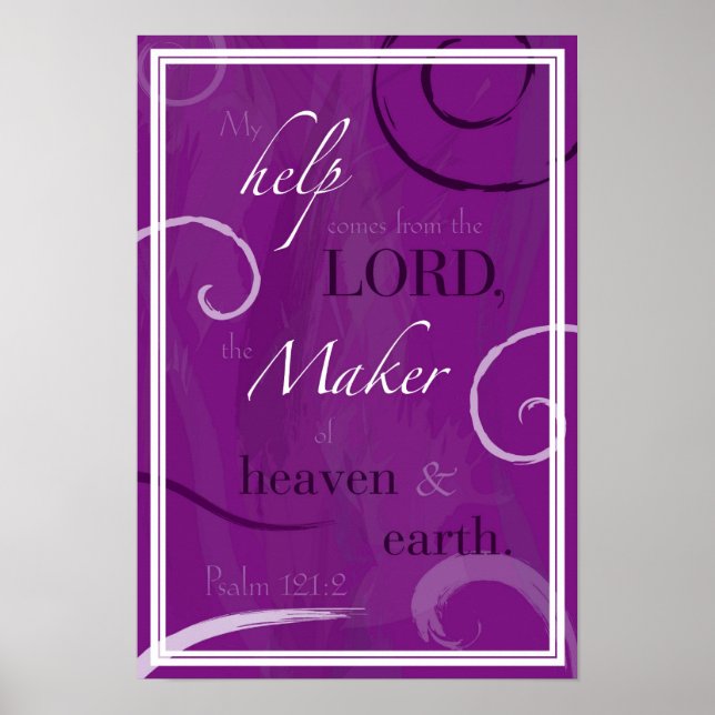 Psalm 121:2 poster (Front)
