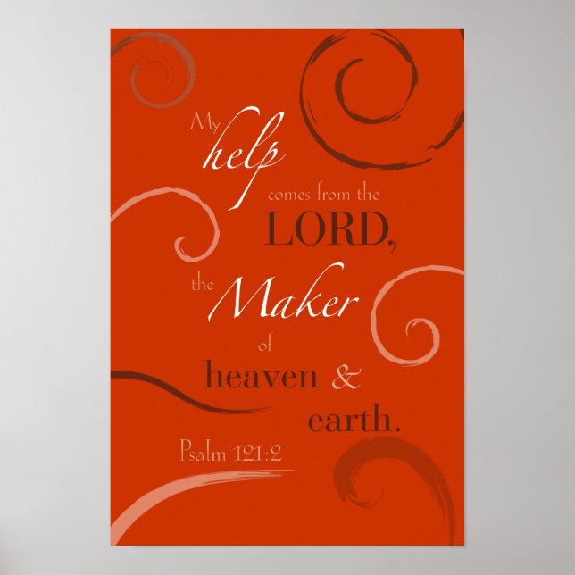 Psalm 121:2 poster (Front)