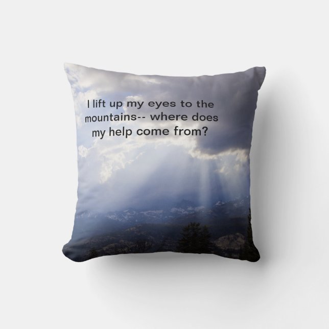 Psalm 121 cushion (Front)