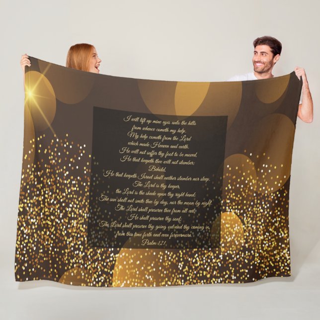 Psalm 121  fleece blanket (In Situ)
