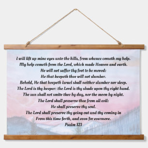 Psalm 121 hanging tapestry