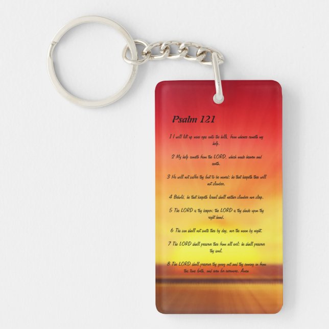 Psalm 121 key ring (Front)