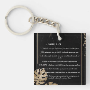 Psalm 121 keychain