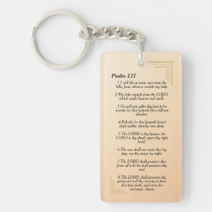Psalm 121 keychain