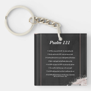 Psalm 121  keychain