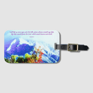 Psalm 121 luggage tag
