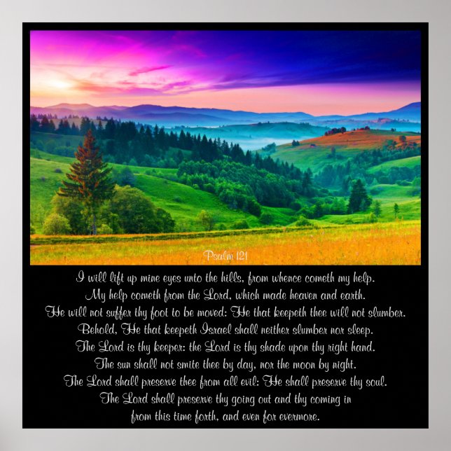 Psalm 121 Poster (Front)