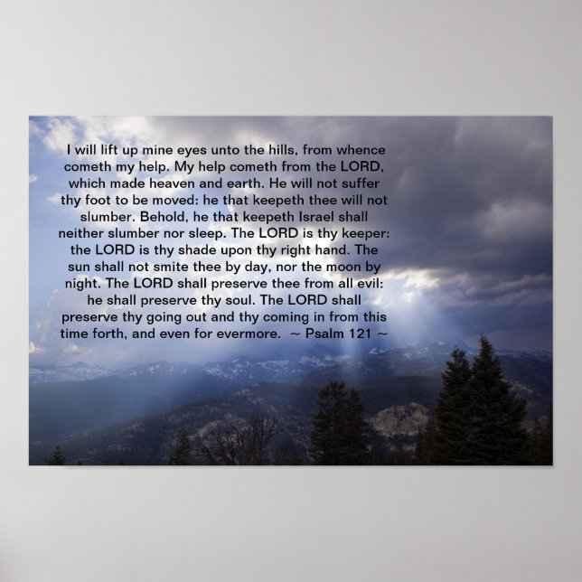 Psalm 121 poster (Front)
