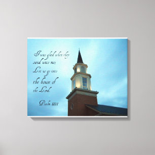 Psalm 122:1 canvas print