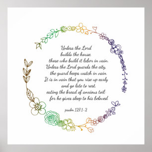 Psalm 127  poster