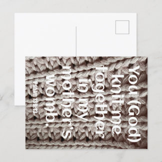 Psalm 139:13 You knit me together scripture card